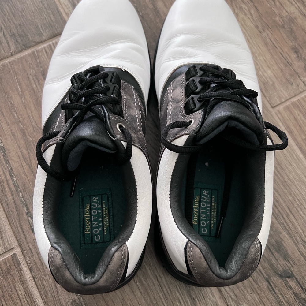 FOOTJOY GOLF SHOES White/Grey/Black 54282 sz 10 - Picture 9 of 9